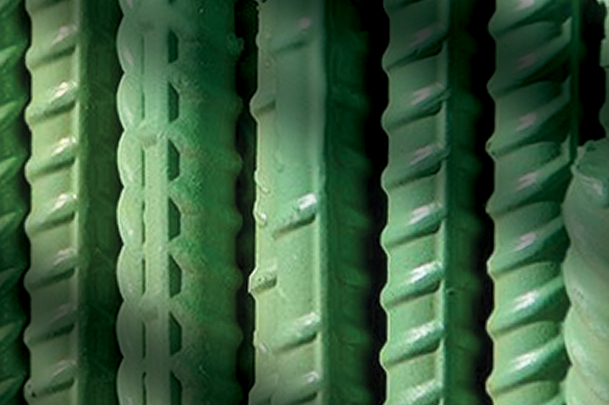 Epoxy-coated Rebar